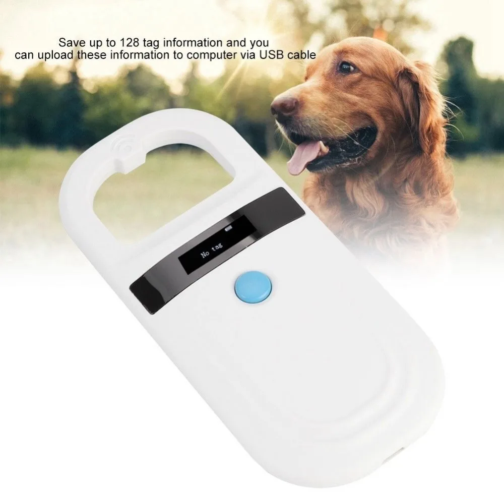 Zakformaat Betaalbare Prijs Data Opslag Microchip Scanner Reader Mini Hand Handheld Usb Rfid Pet Dier Microchip Scanner