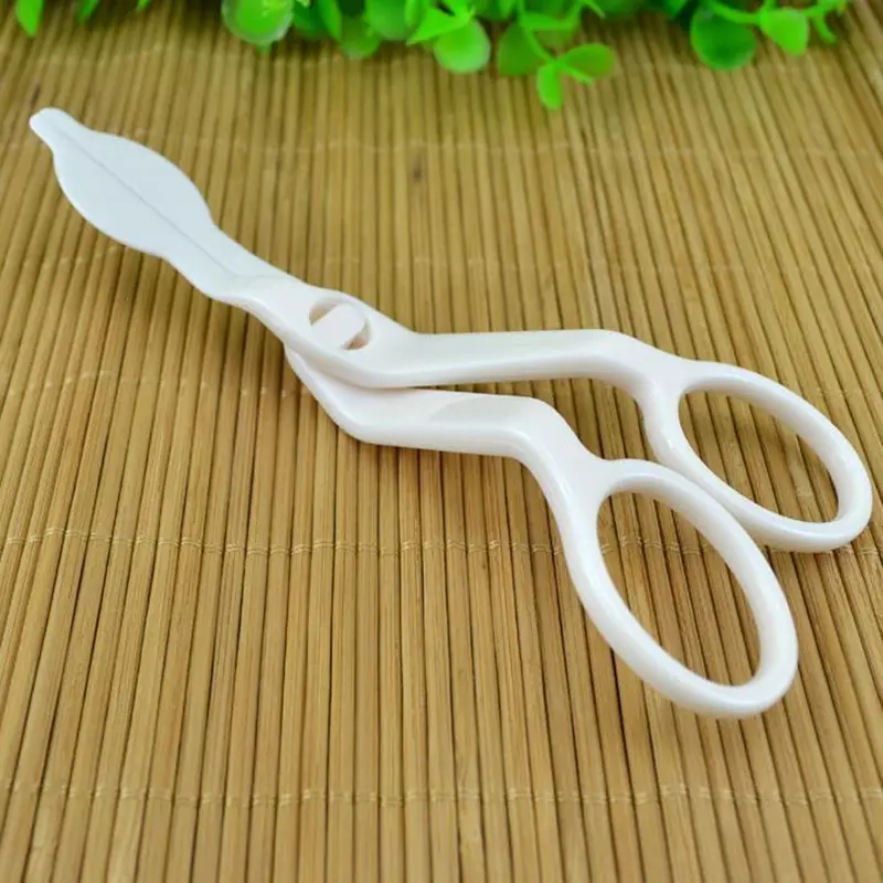 

Practical Plastic Flower Scissors Cutter Shears DIY Decor Kitchen Cake Decoration Tool F20173433