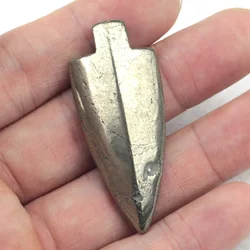 22x52mm Arrow Shape Nautral Pyrite 3 Pendants Natural Stone Diy Loose Beads For Jewelry Making Wholesale !