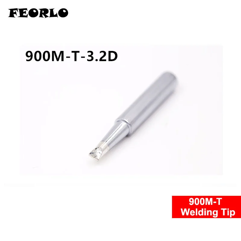 Soldering Tip 900M-T-0.8D,1.2D,1.6D,2.4D,3.2D Soldering Iron Solder TipสำหรับHakko 936 Soldering Rework Station 900M