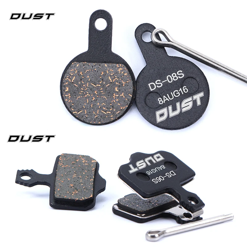 DUST 1 Pair MTB Bike Brake Pads Mountain Bicycle Disc Brake Pads semi-metallic Material for Hydraulic/Line Pulling  Disk Brake