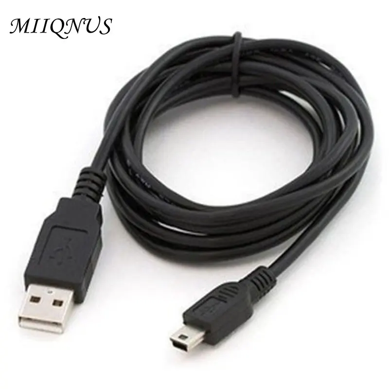 1 pcs 50/80 cm Length Black USB 2.0 A Male to Mini USB B Male Cable Adapter 5P OTG V3 Port Adapter Usb Extension Charging Cable