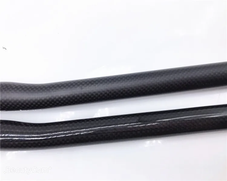 Litepro Bicycle Carbon Fiber Handlebar 25.4 mm * 580 mm Ultralight Horizontal Handlebar Folding Bike Part Cycling