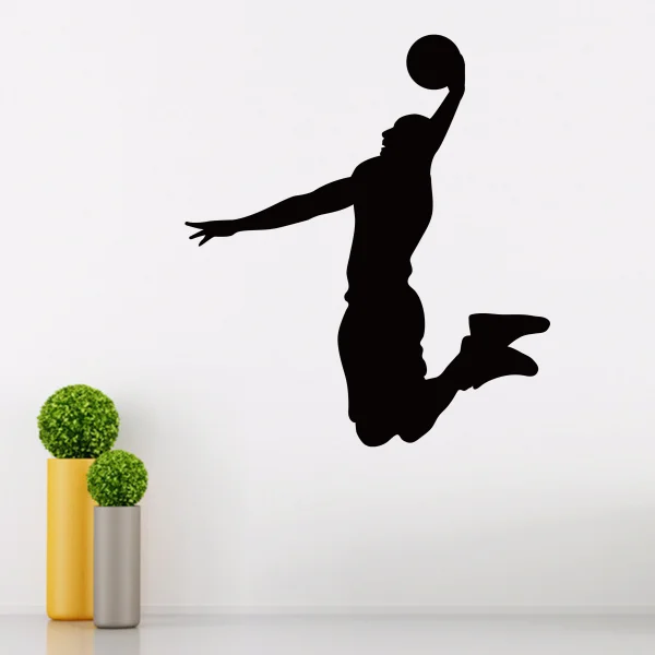 

Basketball Games Sketch Wedding Decor Wall Decal Wallpaper Wall Pvc Sticker Kids Rooms Decor