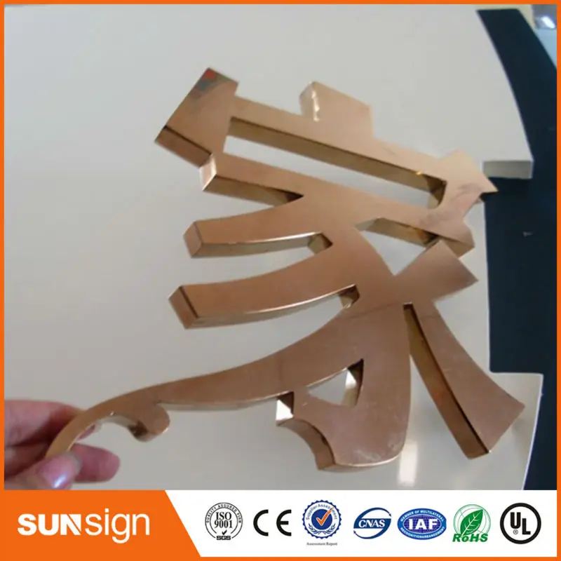 3d Kleur Veranderlijk Custom Rvs Letters Teken