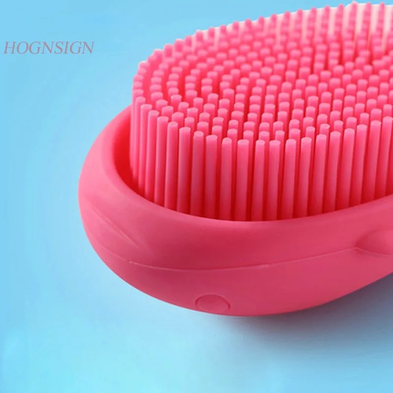 Baby Silicone Shampoo Brush Artifact Child Bathing Massage Tool Shower Supplies Comb Bath Wiper To Scalp Fecal Scale Massager