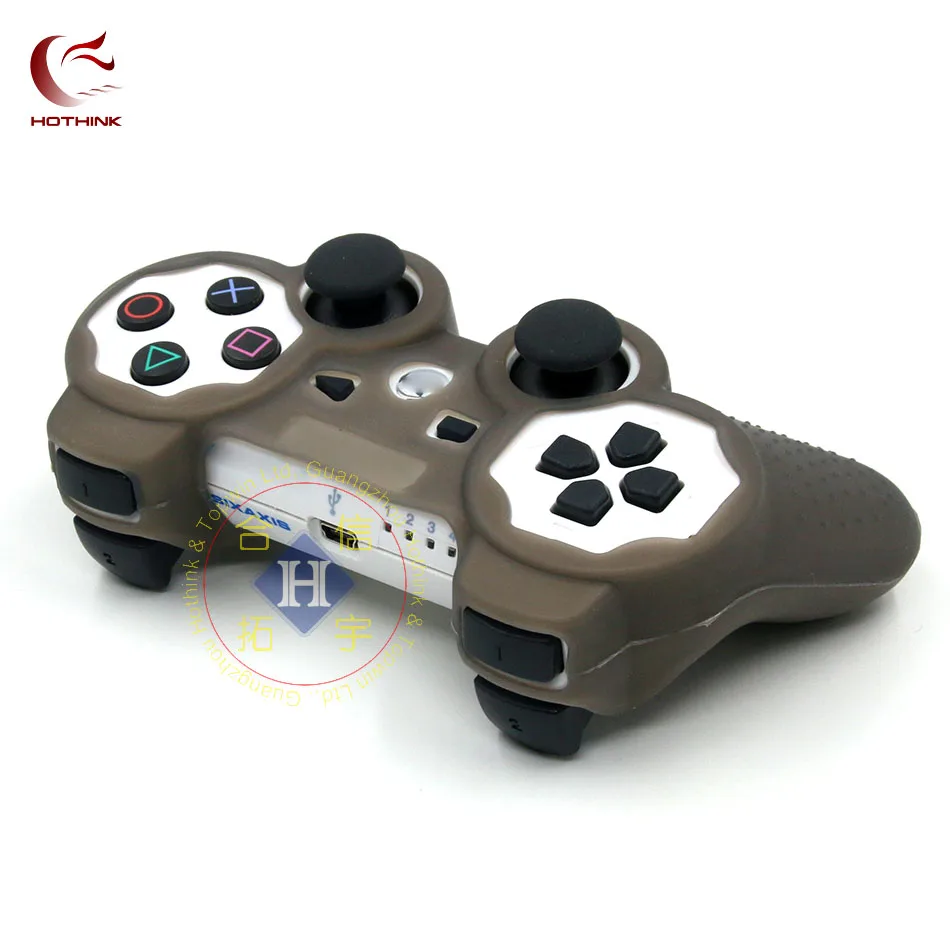 HOTHINK Schutzhülle Silikon Fall Haut abdeckung Weichen fall für Playstation 3 PS3 Controller dualshock 3 gamepad