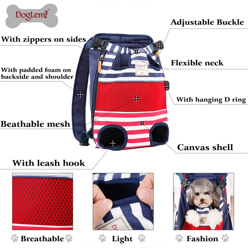 Pet dog cat carrier backpack travel carrier front chest large portable bags for 12kg pet outdoor transportin mochila para perro