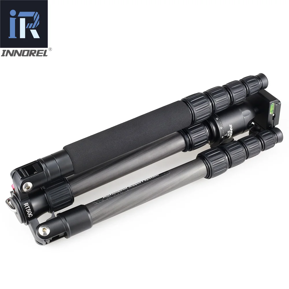 RT50C Carbon Fiber tripod monopod for dslr camera light Portable stand compact professional tripe for Gopro Better than Q666C