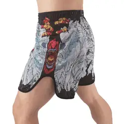 SOTF mma Velenosi del serpente tessuto Elasticizzato Donne Degli Uomini geometrica pantaloncini da boxe Tiger Muay Thai pantaloncini mma guantoni da boxe abbigliamento lotta shorts