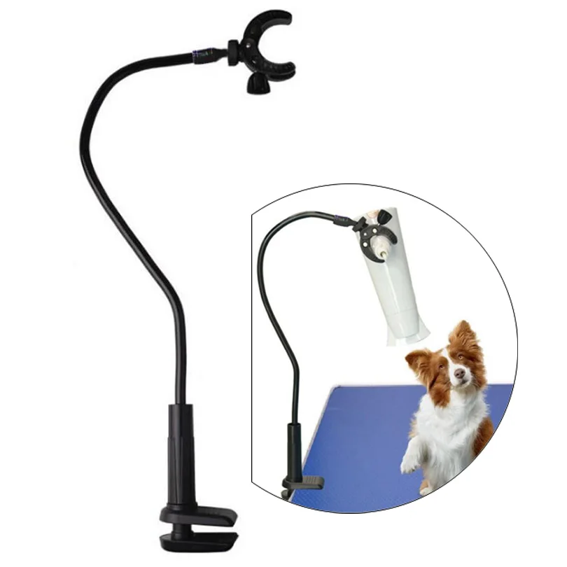 Dog Grooming Table Pets Bathing Beauty Hair Dryers Mounting Bracket Clip,360 Degree Adjusted Aluminum-magnesium alloy  Bracket