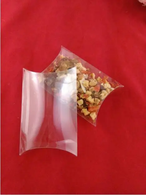 

Прозрачные водонепроницаемые прозрачные коробки из ПВХ, 8*5*2 см, коробки для конфет в форме подушки из ПВХ, пластиковые коробки для хранения еды, ювелирных изделий, конфет, подарков