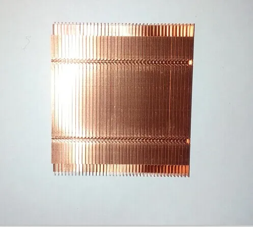 78mm*86mm*9mm Pure copper fins copper Heat sink fin can DIY Extended cut short cooling fins