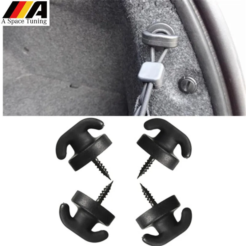 4Pcs 자동차 뒷 트렁크 봉투 카고 네트 타이 다운 후크 링 루프 포드 Opel Mazda Ram Kia Honda Toyota VW BMW