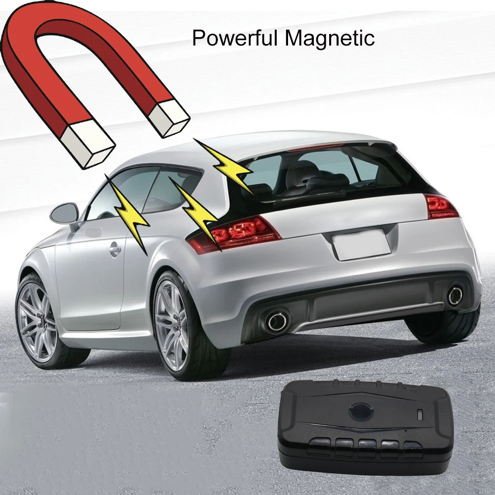 2G GPS Tracker Car Magnet 6000mAh GPS Tracker 2G GPS Locator Waterproof Vehicle Voice Monitor Free APP Web