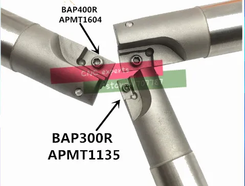 BAP300R C10 10-120 C12-12-130 C16-16-150 C20-20-150 2T Right angle 90 degree milling cutter arbor for APMT1135 carbide inserts