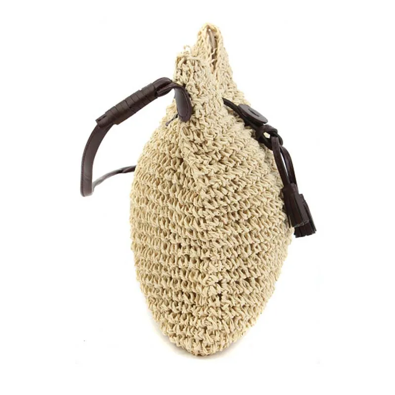 New Fashion Women Shoulder Bags Straw Summer Beach Bag Weave Crossbody Bags Travel Lady\'s Bag Bolsos Mujer De Marca Famosa 2018
