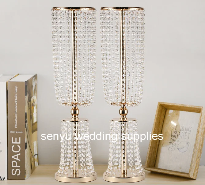 

Высокий свадебный стол Centerpiece stand acrylic crystal хрустальная ваза для цветов senyu0334