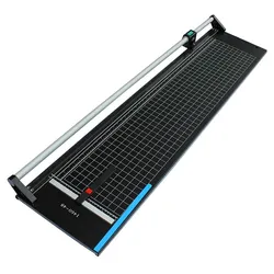 48-inches Manual Precision Rotary Paper Trimmer Sharp Photo Paper Cutter, knife cutting width 1250mm Replaceable Blade