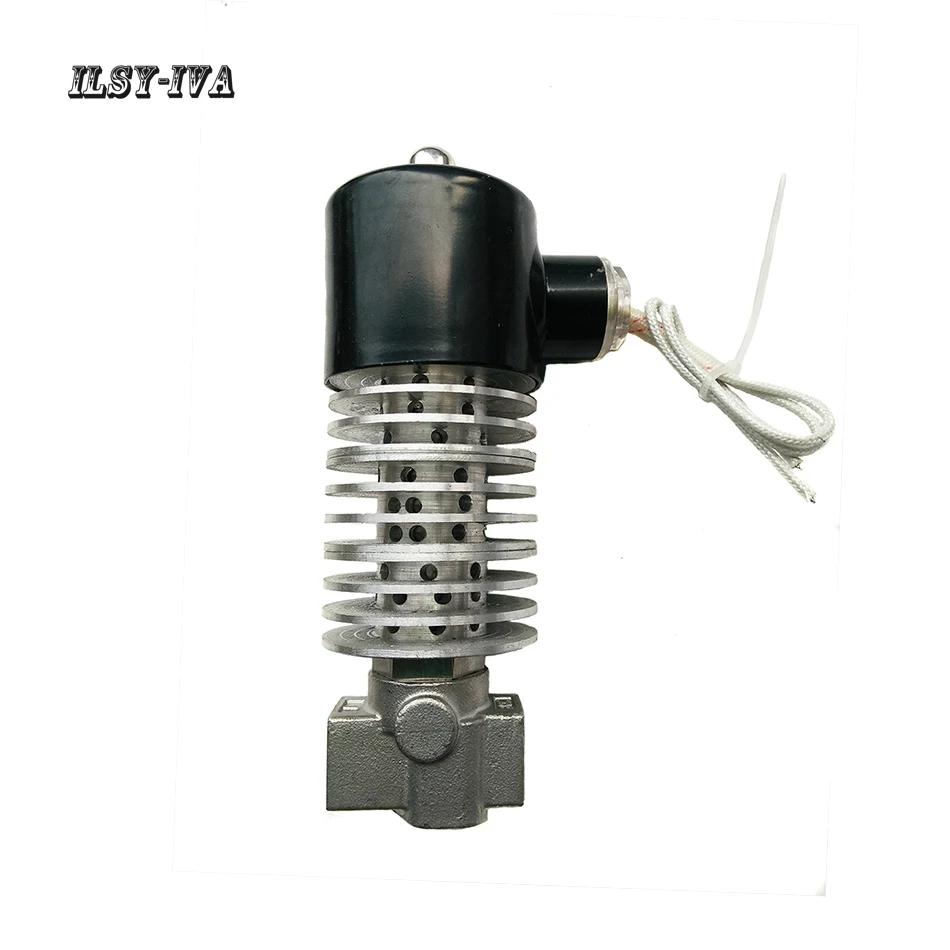 ZCG series dc24v dn15 high temperature and high pressure stainless steel screw heat transfer oil steam solenoid valve