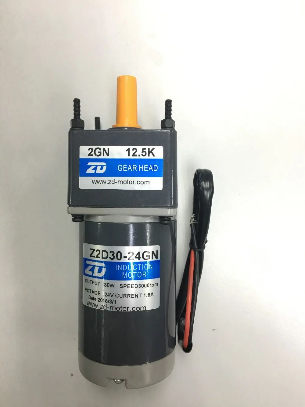 

30W DC 24V motor with gear head 12.5K