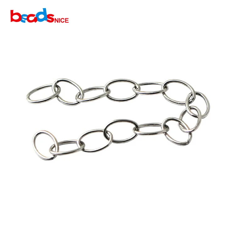 

Beadsnice pure 925 sterling silver jewelry chain extender handmade necklace extender wholesale in factory price ID27516