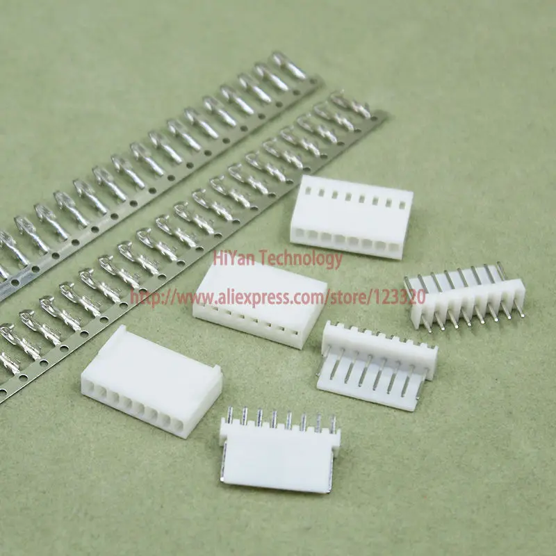 

(50sets/lot) connector KF2510 2510 8Pin Pitch:2.54MM/0.1inch 180 Degree Pin Header + Terminal + Housing KF2510-8P