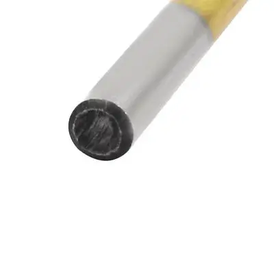 4.3mm Drilling Dia Titanium Plated 2-Flute Straight Shank Twist Drill Bit 10pcs