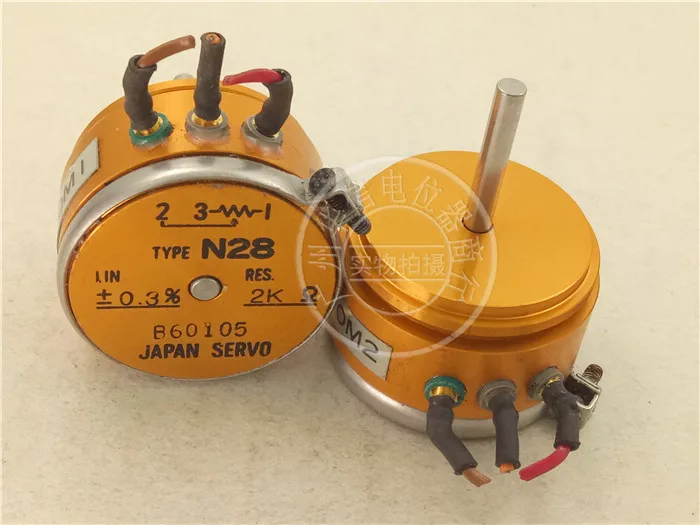 

[VK] Японский N28 2K проводящий пластиковый потенциометр, датчик угла, переключатель длины вала (предзаказ)