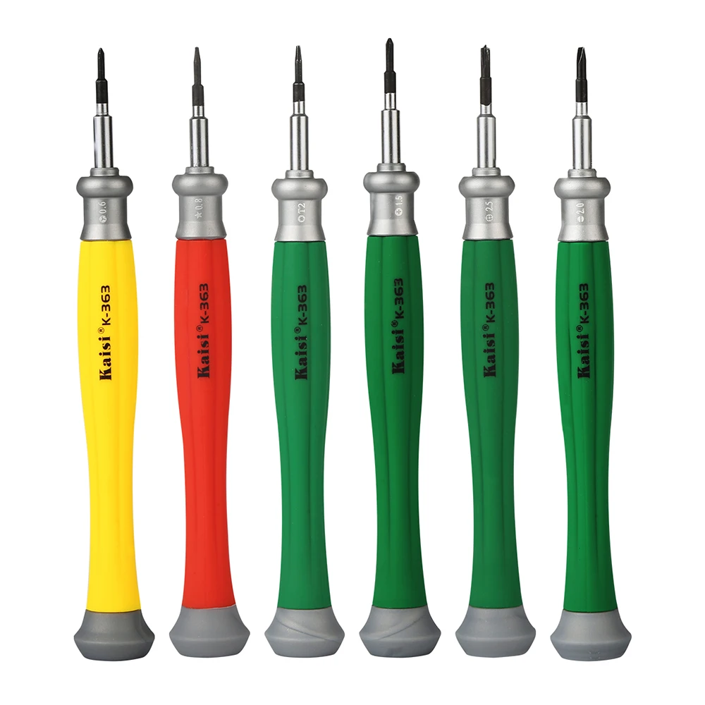 6 Pcs/lot K-363 Anti-Slip Screwdriver Set for IP X 8 7 6S 6 Disassemble Opening Kit for Phone Repair