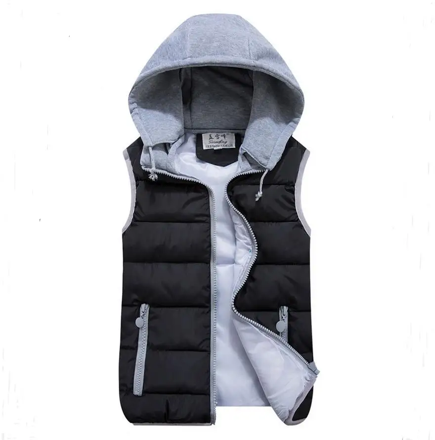 

Hot! Fashion Hooded Down Vest Fashion Down Vest Jacket For Man and Wome Lovers Down Vest W134