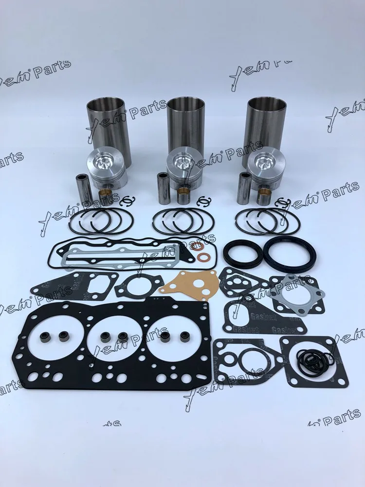 

For Yanmar engine 3TNC80 repair kit piston piston ring cylinder liner full gasket set