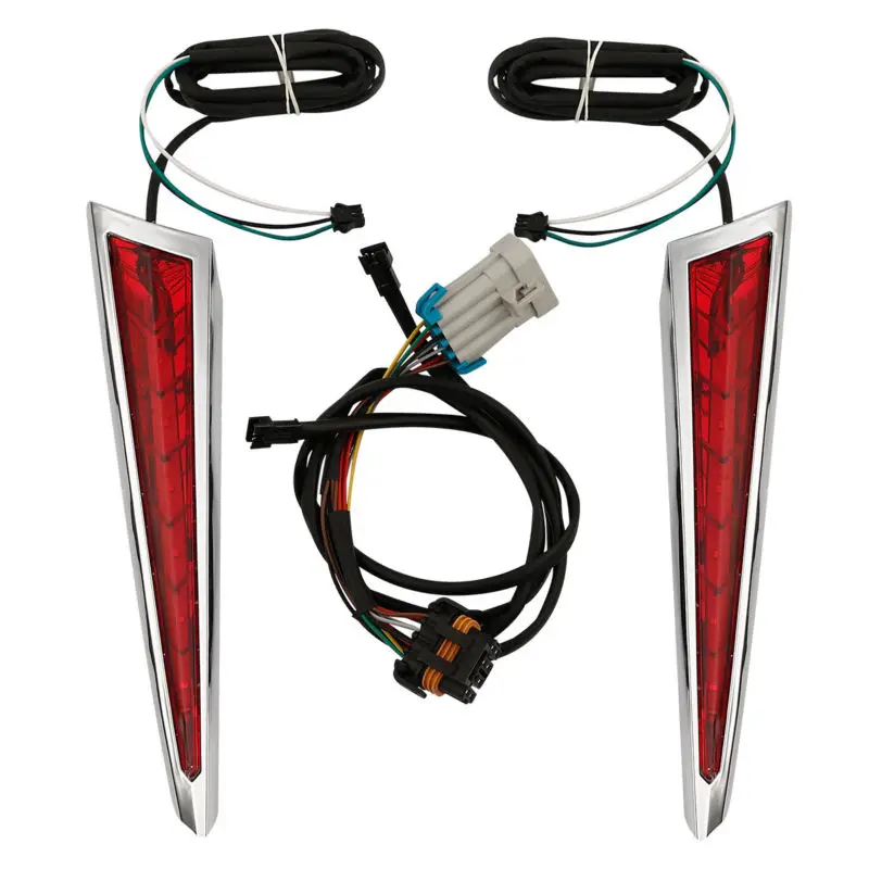 Motorcycle Rear LED Light Saddlebag Accent For Victory Hard-Ball 2012-13 Cross Roads 10-14 Country Tour Magnum 10-17