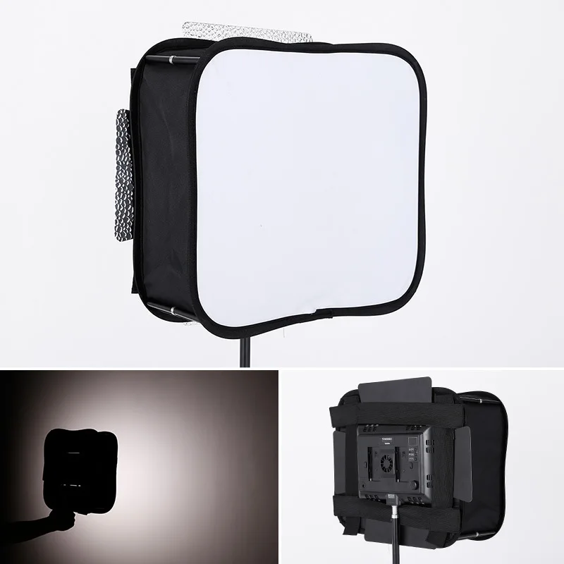 Softbox Collapsible  Light Reflector Lamp Shade for Yong Nuo YN600L YN900L  Photography Accessories