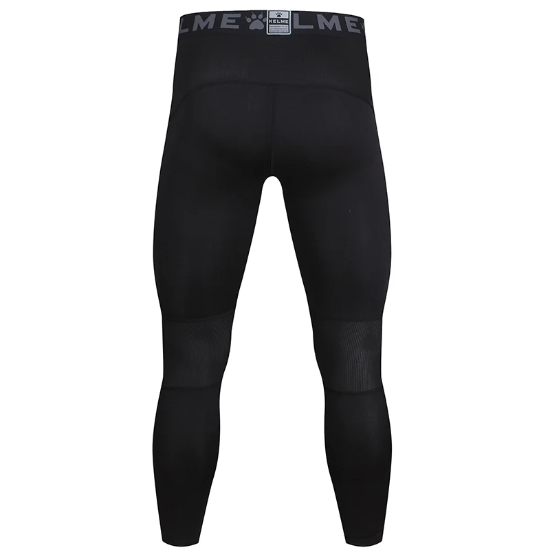 Kelme calças de compressão masculinas, calças leggings de compressão para ginástica, esportiva, para treinamento, exercício de corrida, respirável,