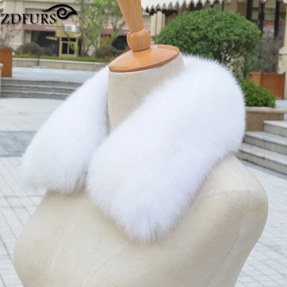 ZDFURS *  women\'s clothing collar accessories  fashion fur fox scarves 100% Real fox fur collar square  ZDC-163007