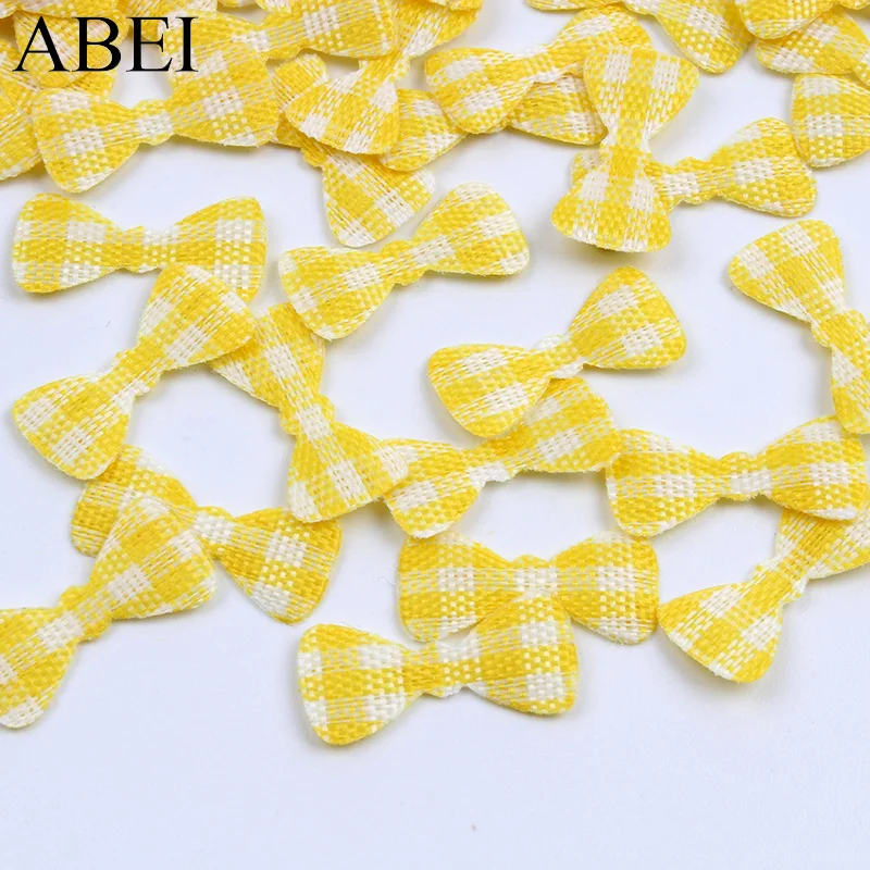 200pcs/lot Candy Color Bow Pads Cartoon lovely bow Patch for Kids Baby Clothes Shoes Accessories DIY Scrapbook Cards Craft