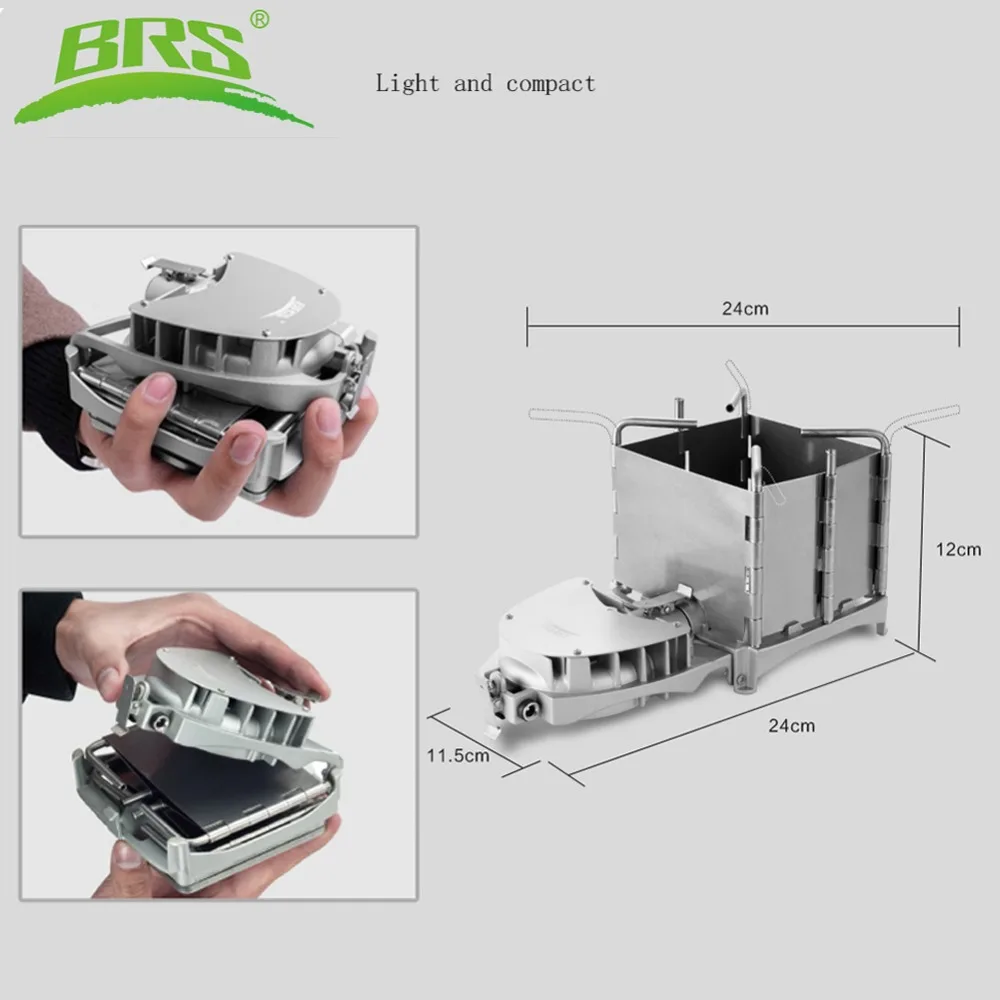 Imagem -03 - Brs 6000w Fogão a Lenha ao ar Livre Fogão a Lenha Fogão a Lenha Dobrável Fogão a Carvão para Churrasco Ventilador Eletrônico Fogão Brs116