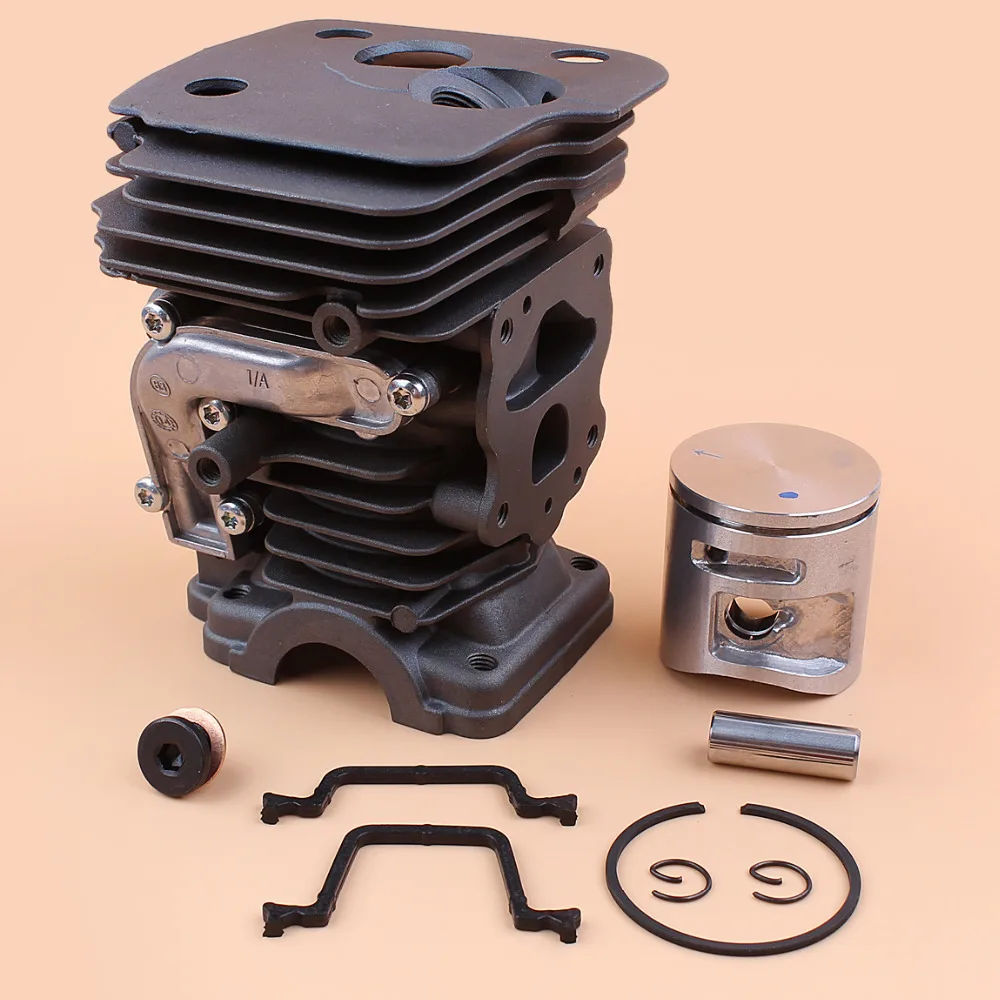 Cilindro Piston Plug Gasket Kit para motosserra, Peças de motor, HUSQVARNA 445 445e 450, 450 Rancher, 445 45cc, 444119902, 444119902, 42mm, Ferramentas de jardim