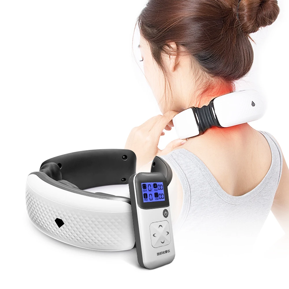 

EMS Intelligent Cervical Massager Electromagnetic Pulse Hot Compress Multi-function Cervical Vertebra Treatment Instrument Neck