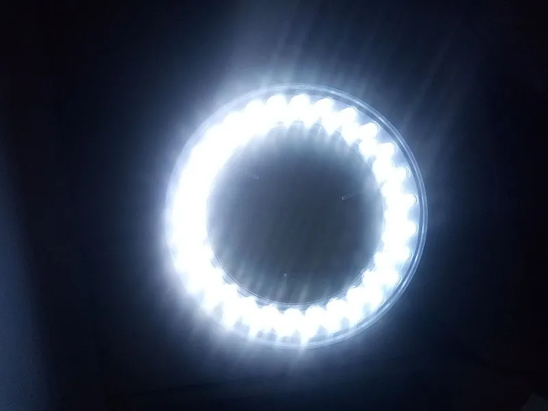 Nowy 56 sztuk Lampy LED oświetlony mikroskop stereo lampa pierścieniowa źródło światła dla mikroskop biały kolor światła