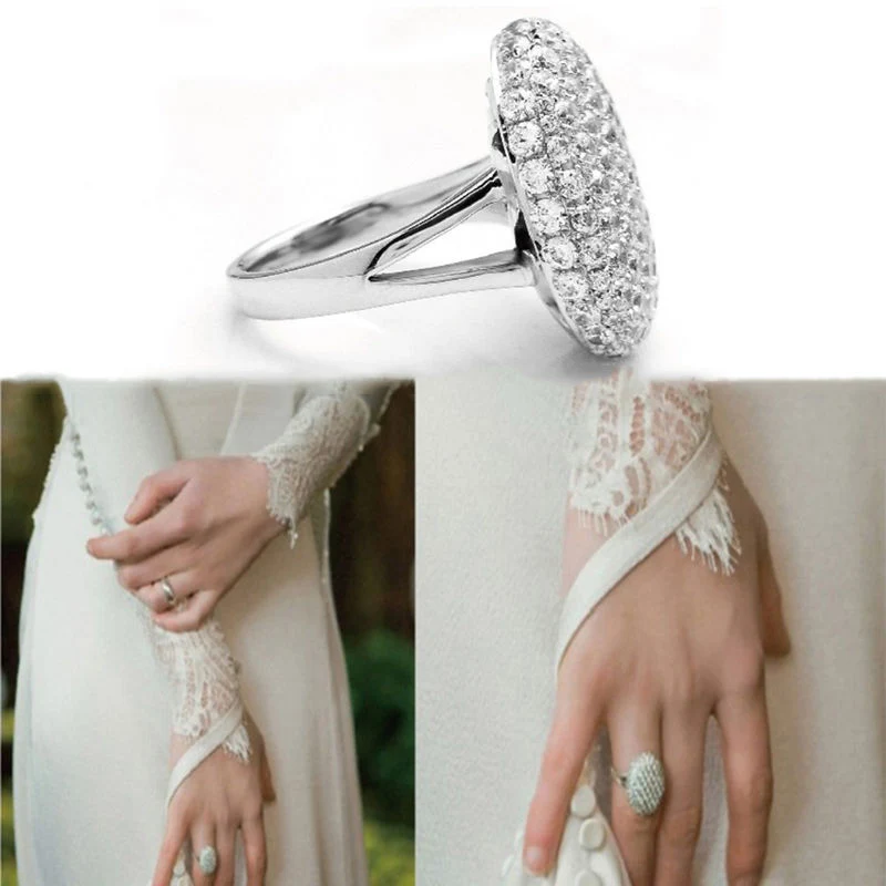 Fashion 1PCS Crystal Engagement Ring Jewelry The Twilight Breaking Dawn Bella Rings For Women Fashion Wedding Rings