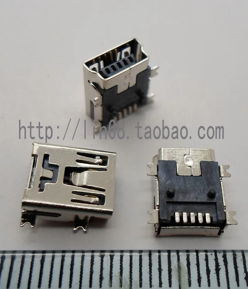 Miniusb mini usb socket plug smd female interface connector 5pin