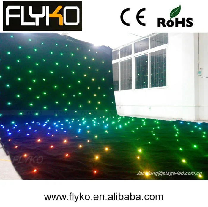 

High quality lighting strip led star cloth wedding equipment decoration