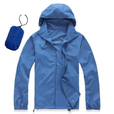 15Color Mens Quick Dry Skin Sun Protection Clothing Couple Medels Coat Fashion Windbreaker Waterproof Men Women Jacket