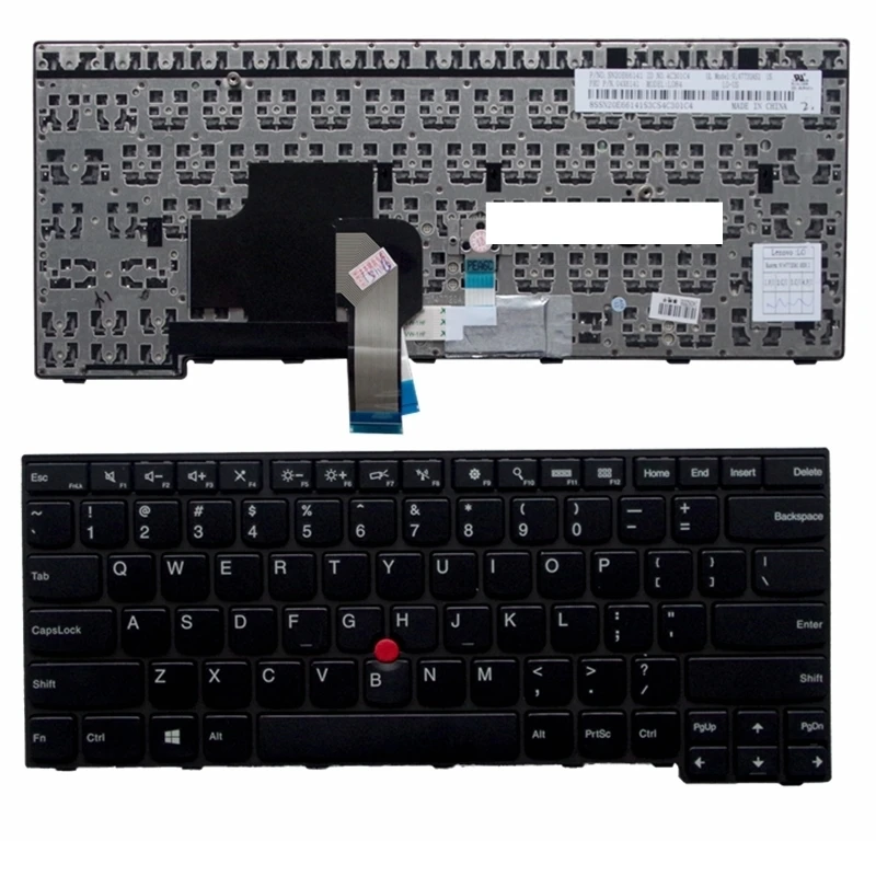 US Black New English Replace laptop keyboard For IBM For Thinkpad E450 E455 E450C T450 W450 With pointing sticks