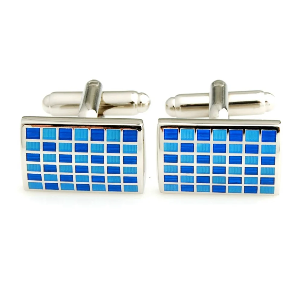 YH-980B  Fashion Best Selling Multicolor  Enamel Cufflinks- Factory Wholesale