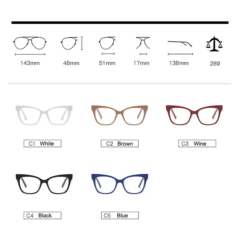 Woman Acetate Optical Eyeglasses Fashion Frame Spectacles for Women Prescription Eyewear Glasses Frame Stylish High Quality image 3