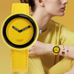 Relojes de Cuero para mujer, relojes para niña, reloj Simple, reloj para mujer, reloj femenino