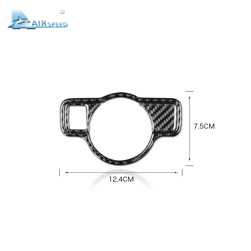 Fluggeschwindigkeit Carbon Fiber Scheinwerfer Schalter Aufkleber Für Mercedes Benz A B C E G Klasse CLA GLA GLE GLK GL zubehör Trim Auto Abdeckung